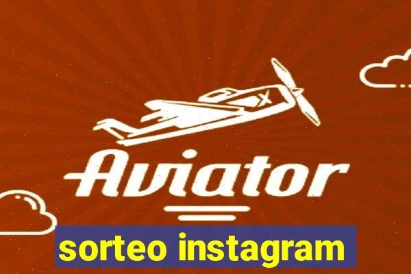 sorteo instagram